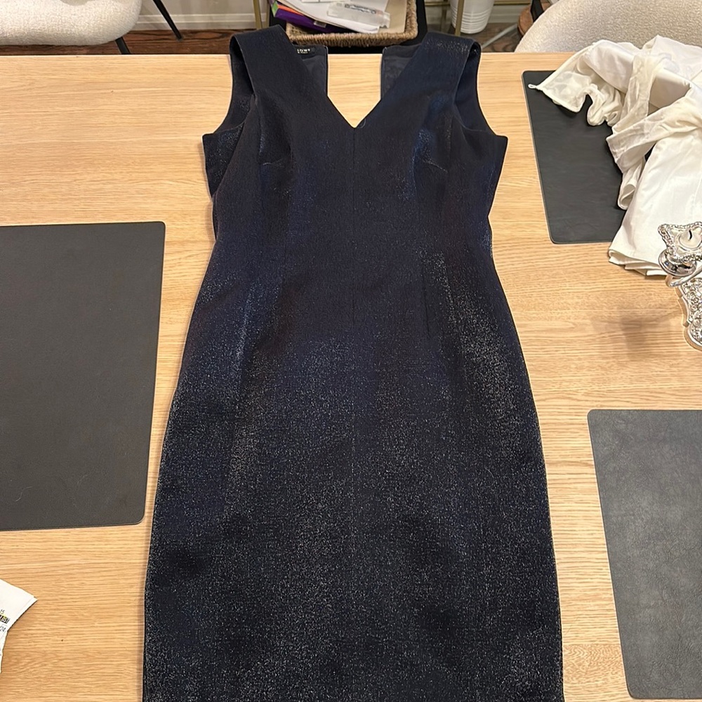 Marlow dress - blue sparkle, made in Italy